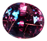 Редкий гранат с александритовым эффектом 0,92 карат 