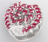 Кольцо с сапфирами Серебро 925