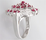 Кольцо с сапфирами Серебро 925