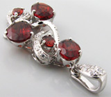 Кулон из коллекции "Sunshine" с гранатами Серебро 925