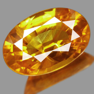 Золотистый сапфир 3,96 карат