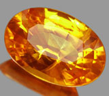 Золотистый сапфир 3,96 карат 