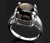 Изящное кольцо со звездчатым сапфиром Серебро 925