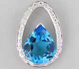 Кулон из коллекции "Sunshine" с топазом Серебро 925