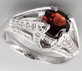 Кольцо из коллекции "Sunshine" с гранатом Серебро 925