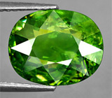Ярко-зеленый демантоид гранат 4,62 карат 