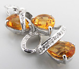 Кулон из коллекции "Sunshine" с цитринами Серебро 925