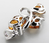 Кулон из коллекции "Sunshine" с цитринами Серебро 925