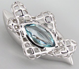 Кулон из коллекции "Sunshine" с топазом авторской огранки Серебро 925