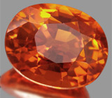 Золотисто-оранжевый спессартин 1,54 карат 