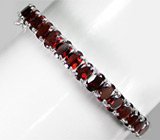 Гранатовый браслет Серебро 925