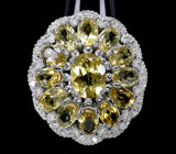 Замечательное кольцо с цитринами Серебро 925