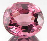Розовая шпинель 2,11 карат 