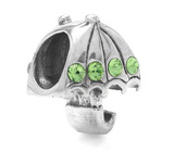 Миниатюра «Зонт» Серебро 925