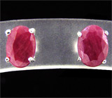 Пусеты с сапфирами Серебро 925