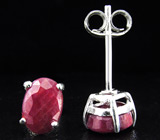 Пусеты с сапфирами Серебро 925