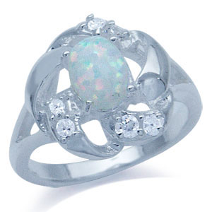 Кольцо с опалом Жильсона