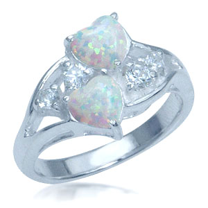 Кольцо с опалами Жильсона