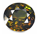 Коньячный сфен 2,6 карат 