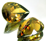Пара сфенов 6,88 карат 
