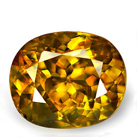 Изменяющий цвет сфен 2,05 карат