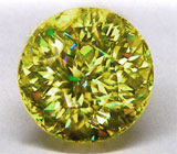 Золотистый сфен 1,8 карат 