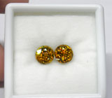 Пара золотистых сфенов 1,02 карат 