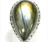 Кольцо с лабрадоритом Серебро 925