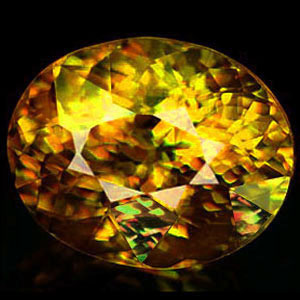 Крупный коньячный сфен 6,3 карат