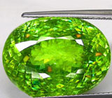 Эксклюзив! Роскошный зеленый сфен 8,77 карат 