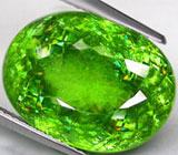 Эксклюзив! Роскошный зеленый сфен 8,77 карат 