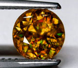 Золотисто-коньячный сфен 1,18 карат 