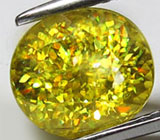 Роскошный золотистый сфен 3,09 карат 