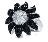 Кольцо "Подсолнух" Серебро 925