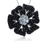 Кулон "Орхидея" Серебро 925