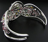 Браслет из коллекции "Multistone" с разноцветными турмалинами Серебро 925