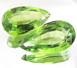 Пара перидотов 5,63 карат 