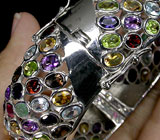 Превосходный браслет с самоцветами Серебро 925