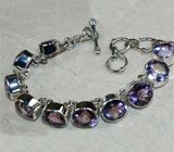 Браслет с аметистами Серебро 925