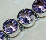 Браслет с аметистами Серебро 925