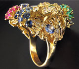 Уникальное кольцо с опалом Золото
