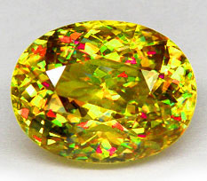 Роскошный яркий сфен 6,02 карат