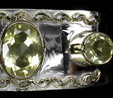 Стильный браслет с цитринами Серебро 925