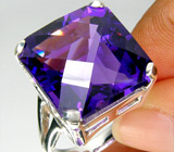 Коллекция "Perfection". Кольцо с аметистом Серебро 925
