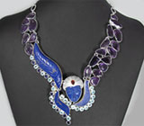 Колье с резьбой от Kristy Patterson Серебро 925