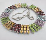 Колье от D&J Magic Jewelry с самоцветами Серебро 925