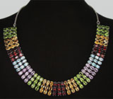 Колье от D&J Magic Jewelry с самоцветами Серебро 925