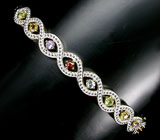 Браслет из коллекции "Mia" с самоцветами Серебро 925