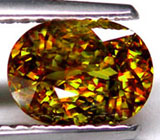 Превосходный золотистый сфен 1,67 карат 