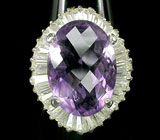 Кольцо из коллекции "Beau Monde" с превосходным аметистом Серебро 925